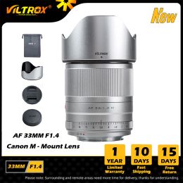 Accessories Viltrox 33mm F1.4 Stm Efm Auto Focus Lens Apsc Lens for Canon Eos Mmount Canon Lens M6ii M200 M50 M10 Mark Ii Cameras Lenses