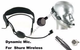 Microphones MICWL Top Quality Cardioid Dynamic Headset Microphone For Shure Wireless Head Headworn Wearing Mic Mini XLR TA4F 4Pin ME3DYULX