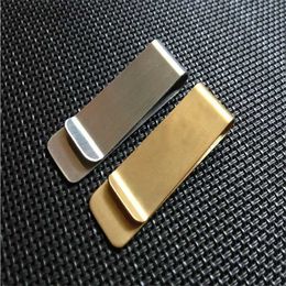 Money Clips New Cash Clip Holder Portable Stainless Steel Metal Money Clip Bookmark Clip Change Outdoor EDC Tool Card Holder 240408