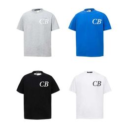 Men's T-Shirts Summer New Cole Buxton Simple Letters Printed Round Neck Best Quality T-Shirt Loose Casual 100% Cotton CB Short Sleeve T-Shirt J240402