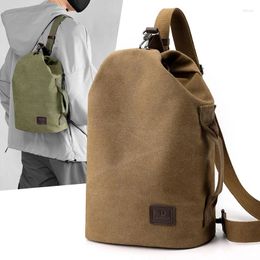 Evening Bags Men Crossbody Bag Large Capacity Japanese Styles Vintage Multi-functional Fashion 2024 Solid Color Fashionable Shoulder