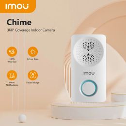 Accessories IMOU Wireless Doorbell Smart Chime Alarm Doorbell Speaker For Home Security Electronic DoorBell Chime(Without Battery)