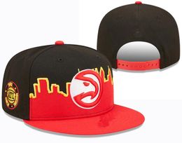 2024 American Basketball "Hawks" Snapback Hats 32 Teams Luxury Designer Finals Champions Locker Room Casquette Sports Hat Strapback Snap Back Adjustable Cap a2