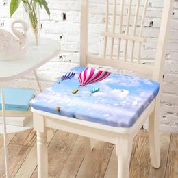 Pillow Air Balloon Cloud Print Chair Backrest S Durable Removable Washable Coat Chairs Pad Office Kitchen Decoration