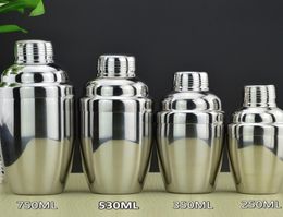 Stainless steel cocktail shaker Drink Mixer Pot Bar Tools Barware accessory 250 350 530 750ml6945379