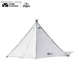 Tents and Shelters MOBI GARDEN Tent Hiking Camping Indian Pyramid Type Windproof And Rainproof Camping Multi-Person Family Camp Tent A Tower L48