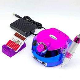 Drills Professional Rainbow 35000RPM DM202 Electric Nail Polisher Bit Drill Machine For Manicure