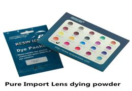 10pcs Resin glasses Lens Tinting Powder packet Material eyeglasses Color Tint Dying Dye Solution Packet E4710 1377002