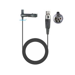 Microphones HIXMAN Pro LM3SM OmniDirectiona Lapel Tie clip lav Lavalier Condenser Microphone For Lectrosonics Wireless SM LM UM Transmitter