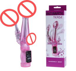 Double Penetration Toy Vibrating Dildo 6 Mode Vibradores Femininos G Spot Vibrators Dual Motor Anal Dildo Vibrator Sex Products 9396430