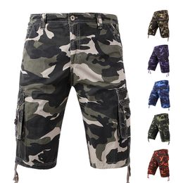 Summer Designer Board Pants Gym Tooling Short Camo Multi-pocket Men's Cotton Cargo Shorts Cropped Pant Camouflage