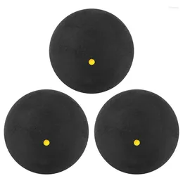 Accessories 3Pcs Squash Ball Low Speed Sports Rubber Balls Professional Player Competition