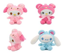 10cm cute cartoon doll plush toy Kawaii Stuffed toy high quality car pendant girls dolls gifts whole2645286
