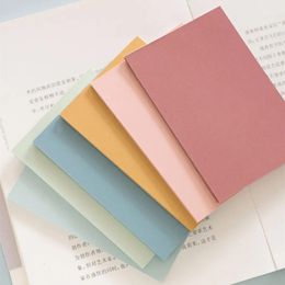 MINKYS 150 Sheets 6 Colors Total Warm Color Sticky Memo Note Post Paper To Do List Daily Planner Notepad Paperlaria Stationery 240401