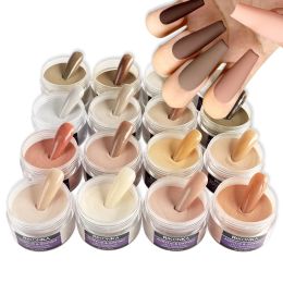 Remover 9box/set Coffee Color Acrylic Powder Carving Nail Supplies Professional Design Crystal Dip Pigment Acrylics Nail Kit 1bottle/15g