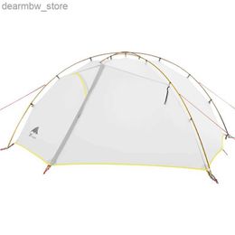 Tents and Shelters 3F UL GEAR Green and white 4 Season Camping Tent 15D Nylon Double Layer Waterproof Tent for 2 Persons L48