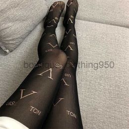 Women Socks Hosiery Silk Stockings Designer Jumpsuit Mesh Pants Sexy Netherstock Fashion Pantyhose L Brand Long Stocking 2 Styles Mesh Socks