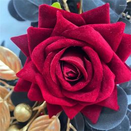 Decorative Flowers Halloween Wreath Rose Hangable Pendant Fall Multifunction Supplies For Shopping Mall Decoration Drop