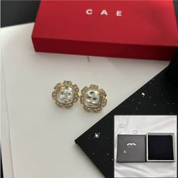 Luxury Gold-Plated Earring Brand Designer Designs High-Quality Earrings For Charming Girls High-Quality Jewellery Romantic Love Earrings Box Birthday Party