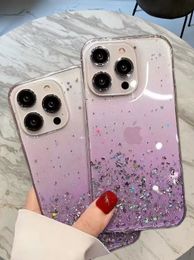 Clear Glitter Phone Case For iPhone Case For iphone15/14/13/15Pro/14Pro/13Pro/15Pro Max/14Pro Max/13Pro Max