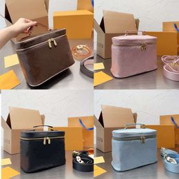 designer bag cosmetic bags toiletry bag luxury women Shoulder Bags lady bag crossbody bag woman makeup bag Totes Cross body fashion wash bag Leather handbags Pink