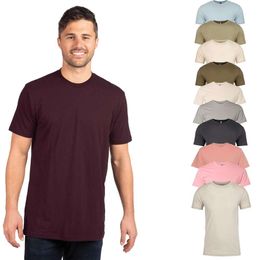 Next Level Apparel Unisex Cotton T-shirt Short Sleep Tee, Multipack 1I3I6I10