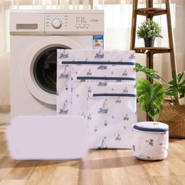 Laundry Bags White Bra Machine Wash Bag Anti Deformation Entanglement Set Protective Clothing Thickened Material