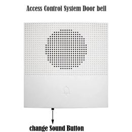 Doorbell DC 12V Hotel Home Office Wired Doorbell Wire Access Control System Supporting Battery Door Bell Alarm 38 sound Bell with Wires