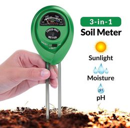 3 in 1 Soil Water Moisture Light PH Meter Tester Digital Analyzer Test Detector for Garden Plant Flower Hydroponic Garden Tools4876005