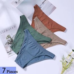 Kadın Panties 7pcs Set Kadınlar Sakinsiz iç çamaşırı Seksi Tangs Kılavuzu iç çamaşırı