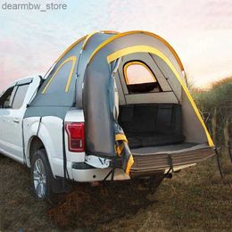 Tents and Shelters Outdoor Pickup Truck Tent Waterproof Double Layers Self-driving Tour Truck Bed Tent Family Camping Travelling Truck Tail Bed Tent L48