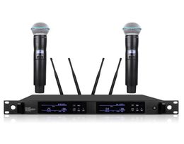 QLX24D High Quality UHF Profeesional Dual Wireless Microphone System Stage Performances with Two Wireless Microphone5311163
