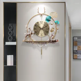 Wall Clocks Interior Bathroom Watch Minimalist Nordic Design Modern Silent Creative Clock Aesthetic Horloge Home Decor