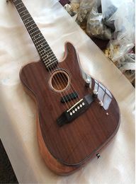 Factory outlets electric guitar acoustic guitar dualpurpose guitar rose wood fingerboard rose wood bridge postage2873224