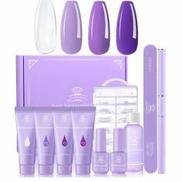 Gel Makartt Poly Nail Extension Gel Kit 15ml Nail Gel with Slip Solution All in One Kit Nail Art for Nail Manicure Beginner Starter