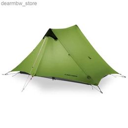 Tents and Shelters 2021 FLAMES CREED LanShan 2 Person Outdoor Ultralight Camping Tent 3 Season Professional 15D Silnylon Rodless Tent L48