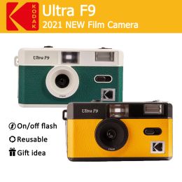 Camera Kodak Film Camera 35mm Ultra F9 Focus Free Reusable Built in Flash multiple colors with package Portable Mini Cute Gift