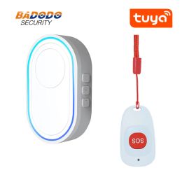 Button Tuya Smartlife APP WiFi Wireless SOS Elderly Care Alarm System Emergency Panic Button