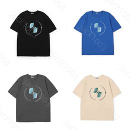 New Men Oversized Loose T Shirt ISLAND Classic style Couple Circular Letter logo print tees STONE fashion simple Style Cotton Casual short sleeve top Tees M-XXL A08