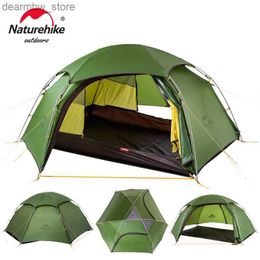 Tents and Shelters Naturehike Cloud Peak 2 People Tent Ultralight 2 Persons Camping Hiking Outdoor Tent 20D Nylon Waterproof Fabric NH17K240-Y L48