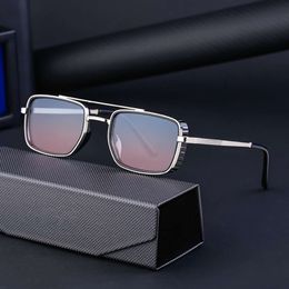 New Designer Sunglasses for Womem Summer Holiday 24ss New Punk Style Trendy Driving Outdoor Sun Protection for Men's Sunglasses