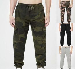 Men039s Pants Autumn Winter Jogging Training Sweatpant Men Trousers Camouflage Drawstring Bottoms Printed Loosefitting Sportsw9130803