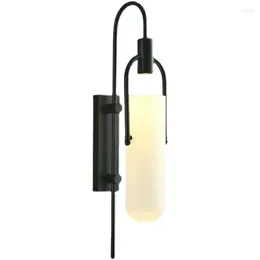 Wall Lamp Postmodern Minimalist Led Lamps Living Room Corridor Bedroom Bedside Designer Nordic Lighting Fixtures