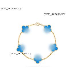 Luxury Brand Clover Designer Pendant Necklaces Gold Black Blue White Pink Red Green Stone Sweet Flower Choker Necklace A Wedding Jewellery Clover Necklace 383