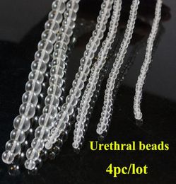 Wholesale-25cm Glass Urethral beads cock dilators urethral sound toy male products for sexshop men Penis Insert sexo tool 4pc/lot3123327