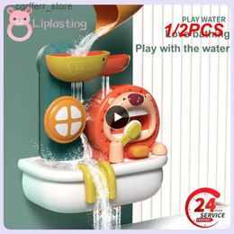 Baby Bath Toys 1/2PCS Baby Bath Toys for Kids Lion Bubble Machine Water Spray Toy For Children Bubble Maker Swim Shower Baby Bathtub Toys 1 2 3 L48