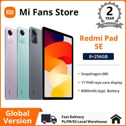 New New Global Version Xiaomi Redmi Pad SE Tablet 11 Inches FHD 90hz Display Snapdragon 680 Mobile Platform 8000mah Battery