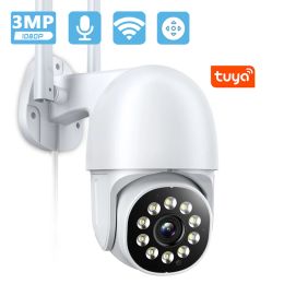 Cameras 3MP 5MP HD Tuya Smart IP Camera 4x Digital Zoom Human AutoTracking 1080P Home Security Video Surveillance Outdoor WiFi Camera