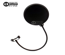 Double Layer Condenser Microphone Pop Filter Mask Shied Gooseneck Windscreen For Boom Mic Stand Computer Video Recording Studio Wi8548430