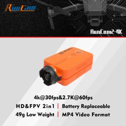 Cameras Runcam 2 4k Hd Sports Action Camera for Wing and Fpv Drone App Wifi Film Video Recorder Quadcopter Accessories Runcam2